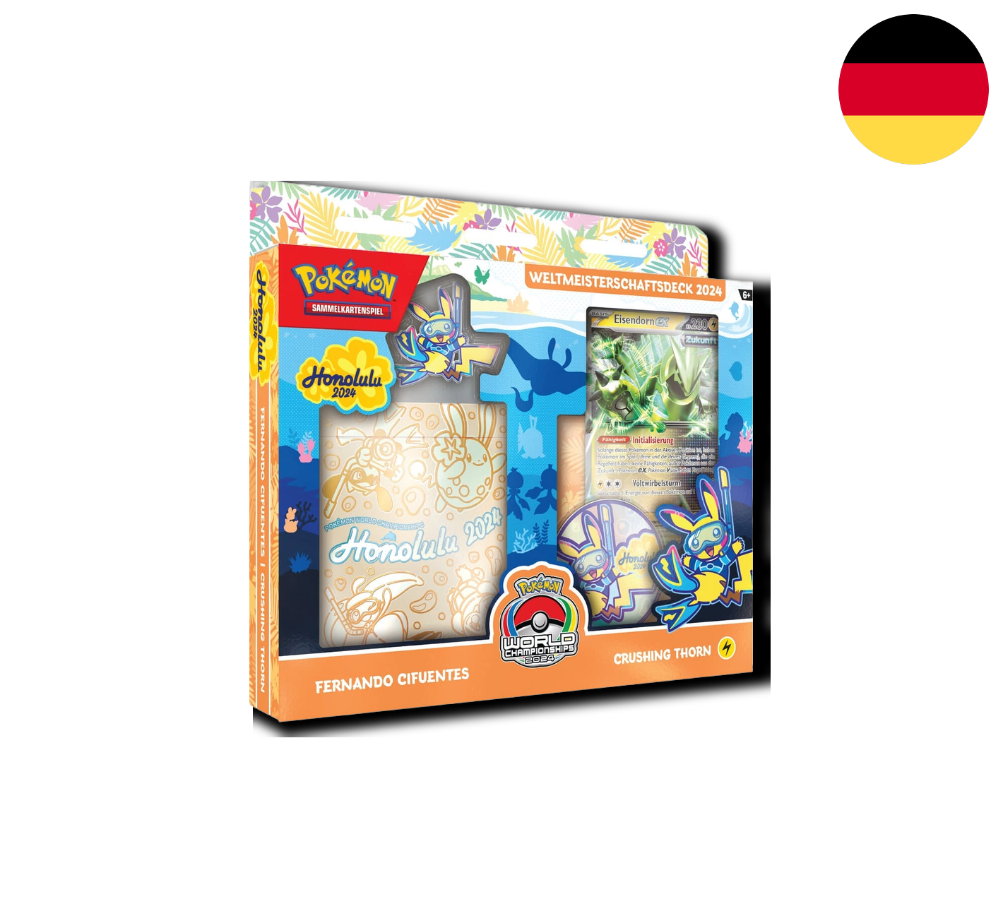 Pokemon TCG: Weltmeisterschaftsdeck 2024 - Honolulu (ver. Versionen) [DE]