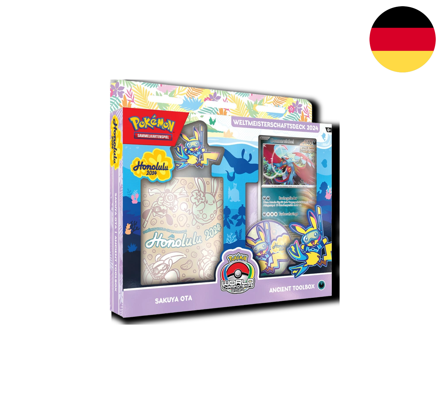 Pokemon TCG: Weltmeisterschaftsdeck 2024 - Honolulu (ver. Versionen) [DE]