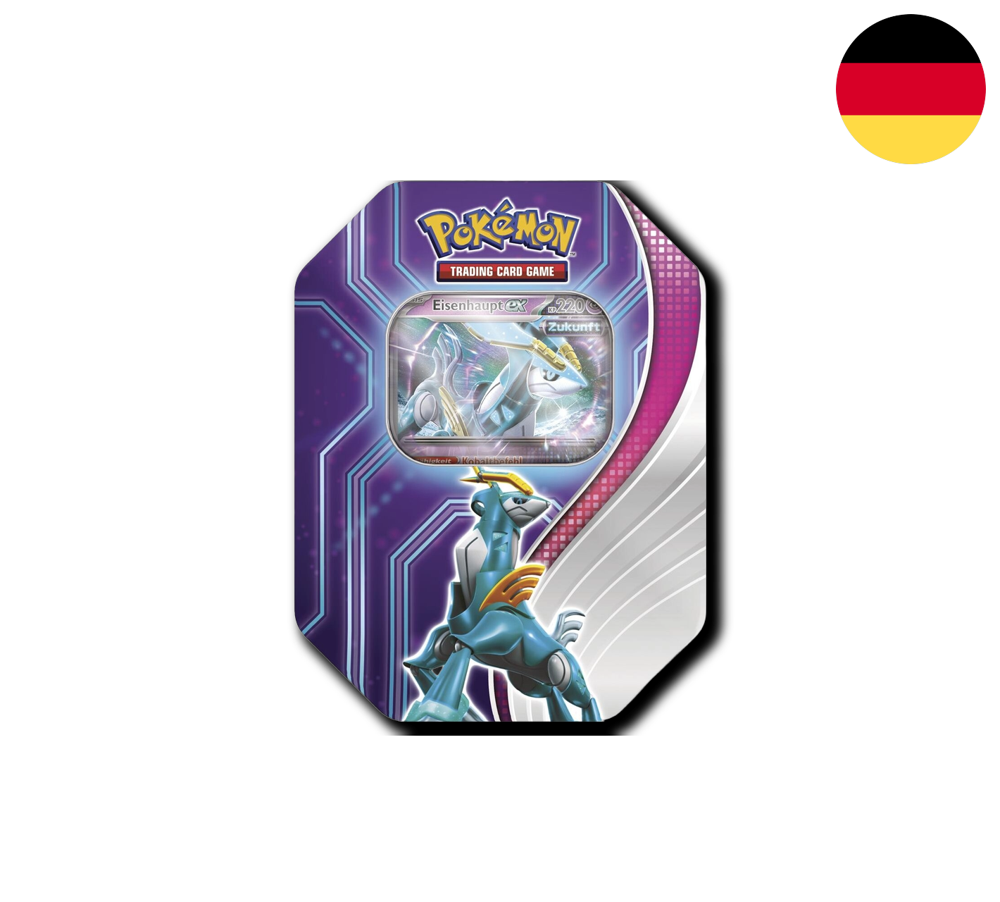 Pokemon TCG: Paradoxe Schicksale - Eisenhaupt ex Tin Box (2024) [DE]