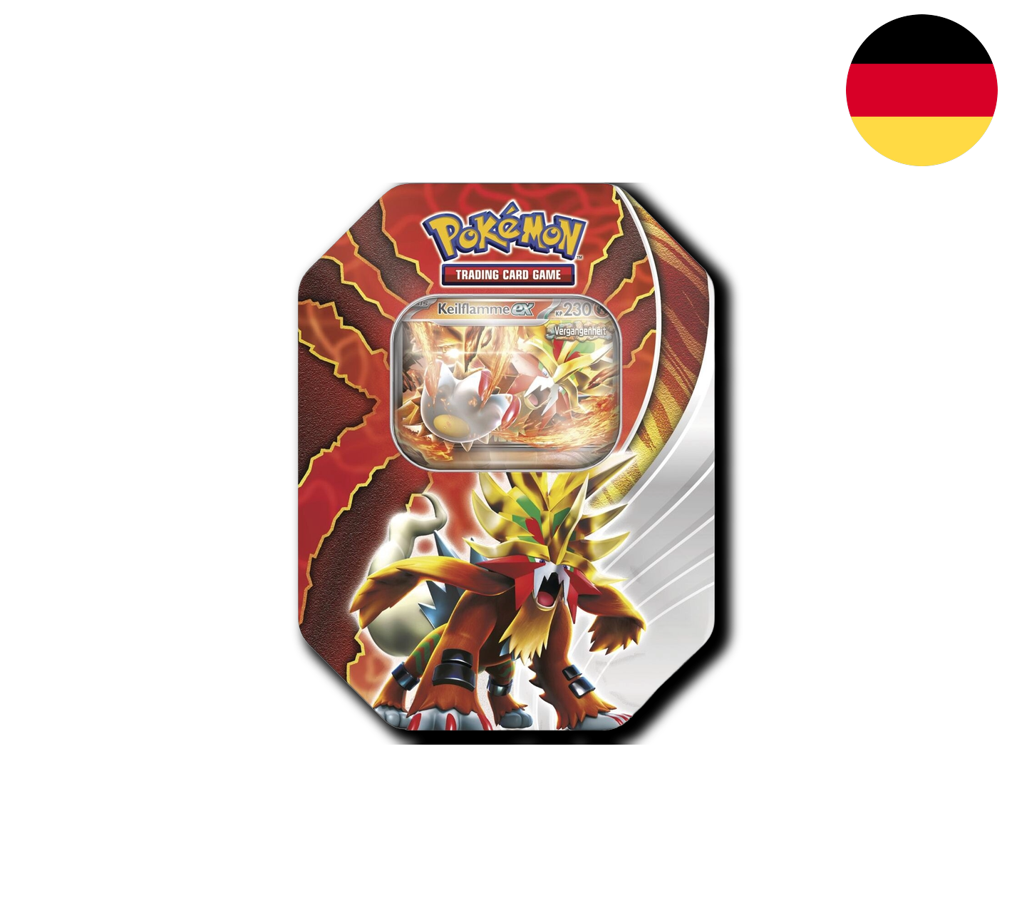 Pokemon TCG: Paradoxe Schicksale - Keilflamme ex Tin Box (2024) [DE]