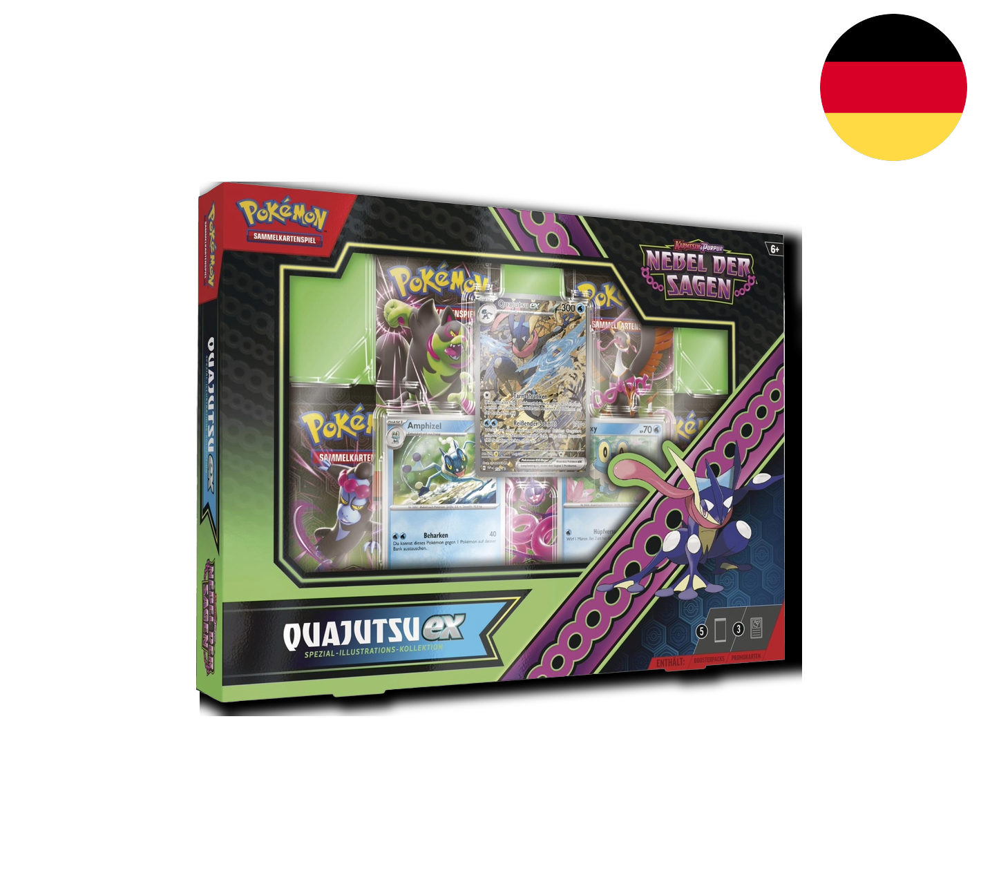 Pokemon TCG: Nebel der Sagen - Quajutsu ex Spezial-Illustrations-Kollektion [DE]