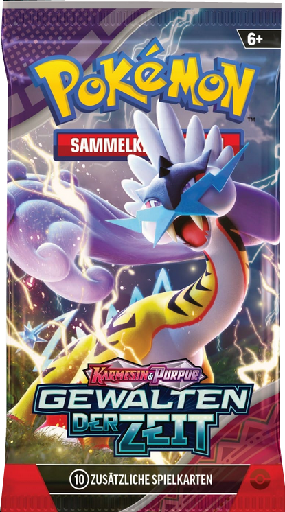 Pokemon TCG: Karmesin & Purpur - Gewalten der Zeit Booster [DE]