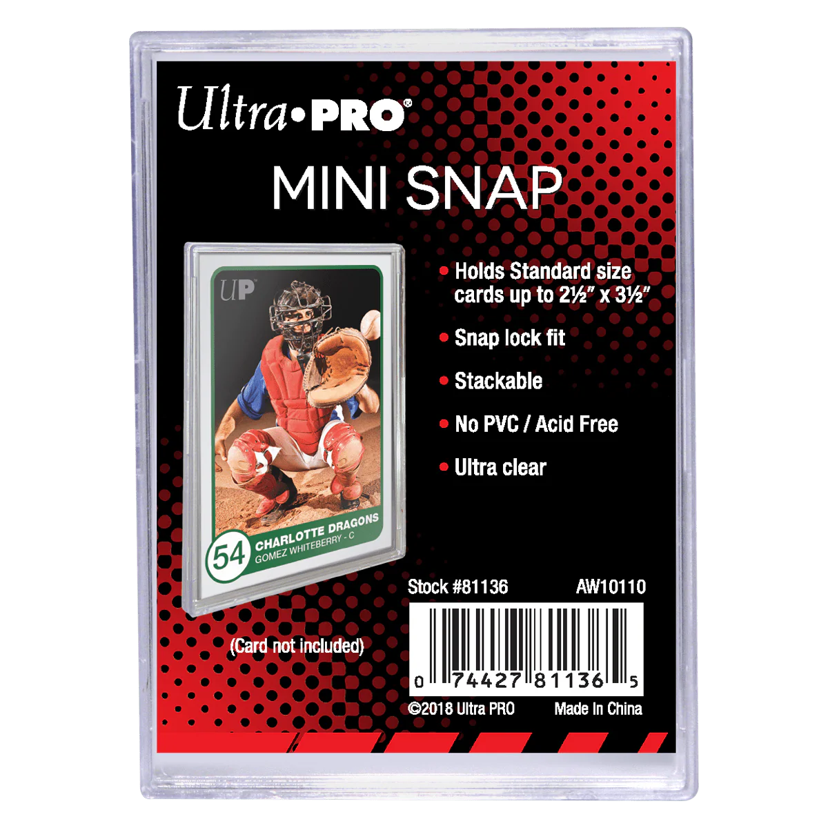 Mini Snap Card Holder (1x)
