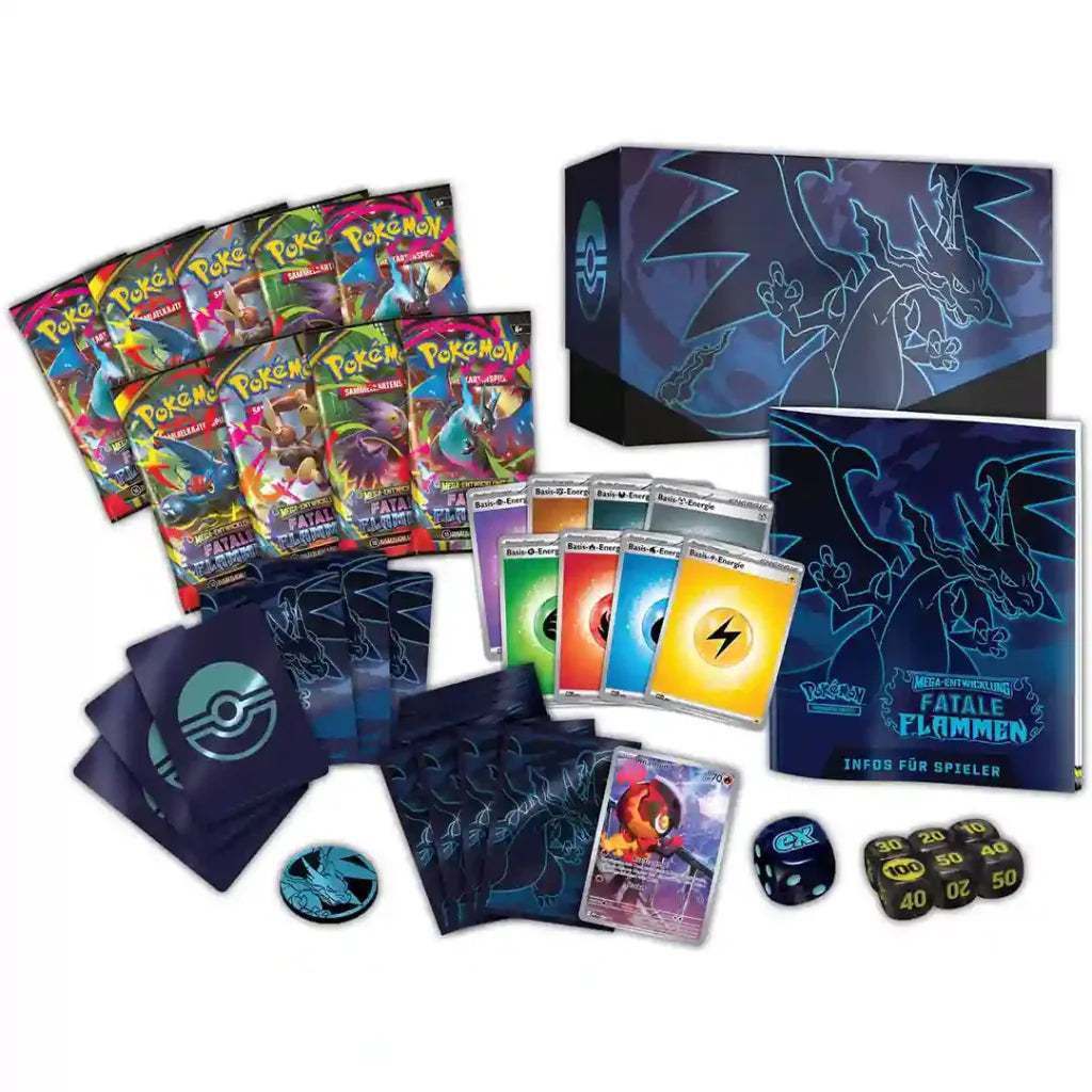 Pokemon TCG: Fatale Flammen - Top Trainer Box [DE]