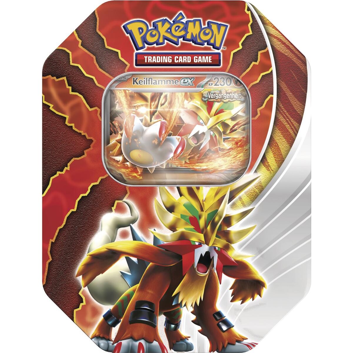 Pokemon TCG: Paradoxe Schicksale - Keilflamme ex Tin Box (2024) [DE]